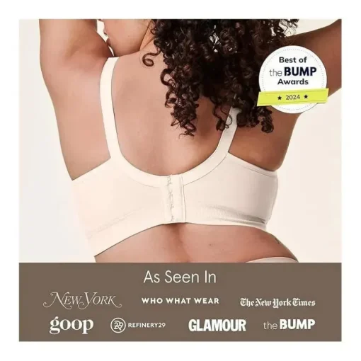 Bravado - Sutiã de Amamentação Body Silk Seamless 17D M, Pérola