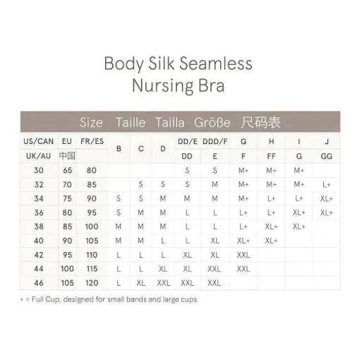 Bravado - Sutiã de amamentação sem costura Body Silk 17D M Rosa Giz