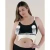 Bravado Designs Clip and Pump Acessório de sutiã de amamentação mãos-livres, preto - A BOMBA DE MAMA NÃO ESTÁ INCLUÍDA