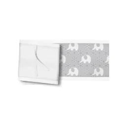 BreathableBaby - Forro de berço de malha respirável clássico, Pacific Elephant Grey