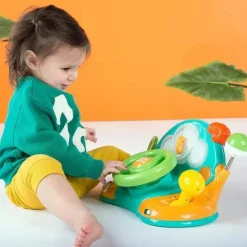 Bright inicia luzes e cores volante de brinquedo para motorista