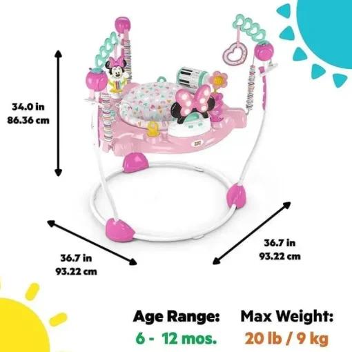 Bright inicia o jumper de atividades Disney Minnie Mouse Forever Besties