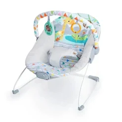 Bright Starts - Assento infantil com vibrações calmantes para bebê Bouncer