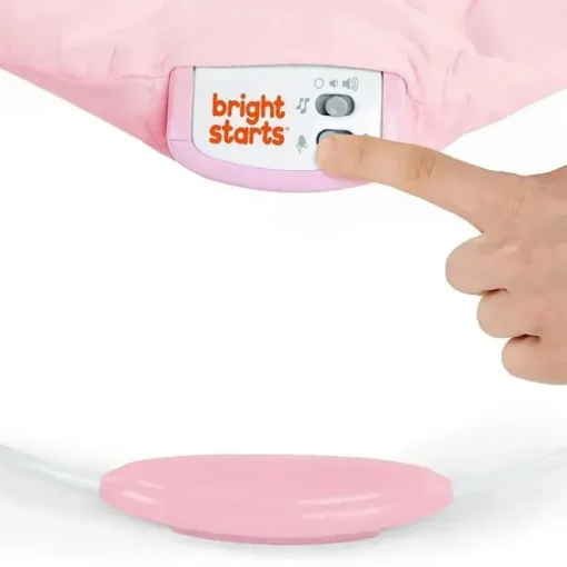 Bright Starts - Baby Disney Minnie Mouse Rosy Skies Bouncer Rosa
