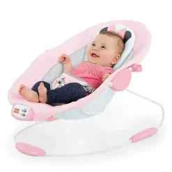 Bright Starts - Baby Disney Minnie Mouse Rosy Skies Bouncer Rosa