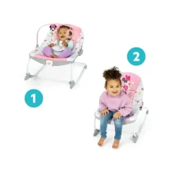 Bright Starts - Baby Minnie Mouse da Disney Baby To Toddler Rocker