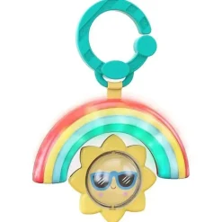 Bright Starts - Brinquedo de atividade para bebês Sun Shaker Shake &amp; Glow