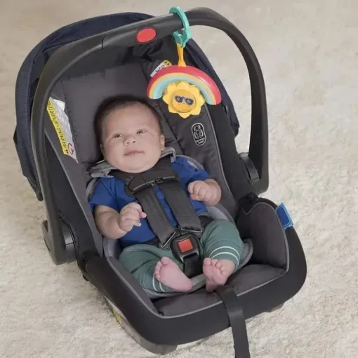 Bright Starts - Brinquedo de atividade para bebês Sun Shaker Shake &amp; Glow