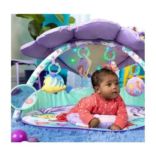 Bright Starts - The Little Mermaid Twinkle Trove Lights &amp; Music Activity Gym