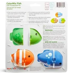 Brinquedo de banho de peixe Munchkin Colormix mudança de cor de peixe