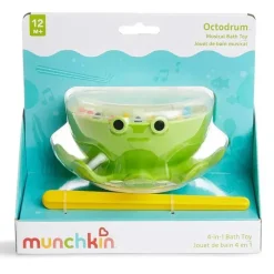 Brinquedo de banho musical 3 em 1 Munchkin Octodrum, verde