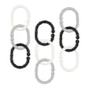 Brinquedos de dentição Nuby - 18 unidades vinculáveis, preto/cinza/branco
