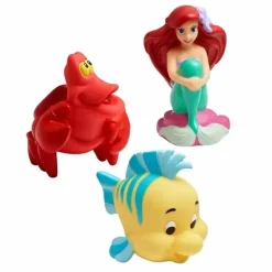Brinquedos de esguicho de banho da Disney A Pequena Sereia, estilos variados