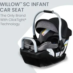 Britax - Assento de carro infantil Willow SC, assento de carro voltado para trás