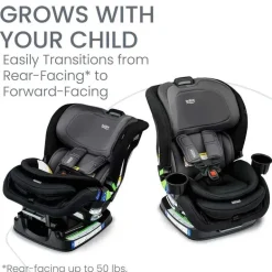 Britax - Assento de carro conversível estreito em álamo, Stone Onyx