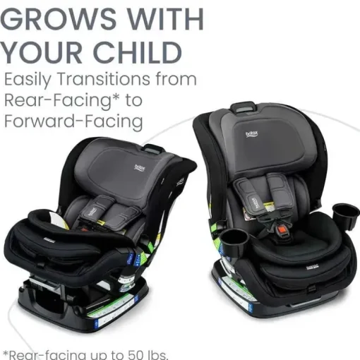 Britax - Assento de carro conversível estreito em álamo, Stone Onyx