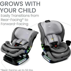 Britax - Assento de carro conversível em choupo, grafite glaciar
