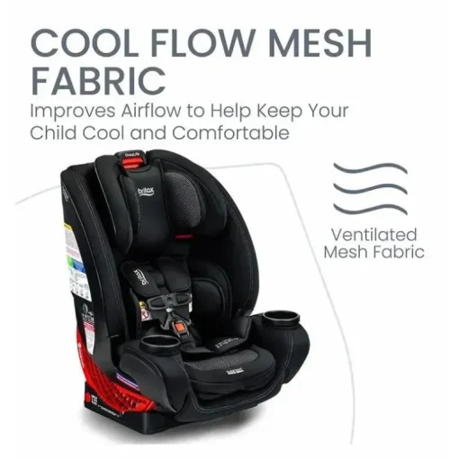 Britax - Assento de carro All-in-One One4Life ClickTight, Cool Flow Carbon