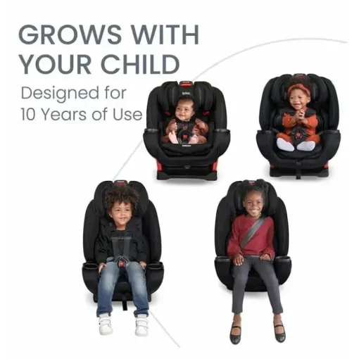 Britax - Assento de carro All-in-One One4Life ClickTight, Cool Flow Carbon