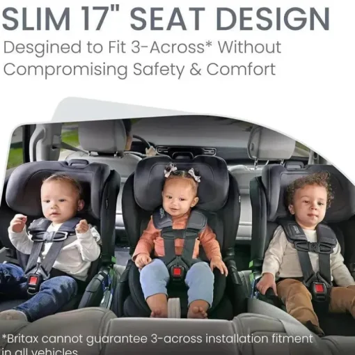 Britax - Assento de carro conversível estreito em álamo, Stone Onyx