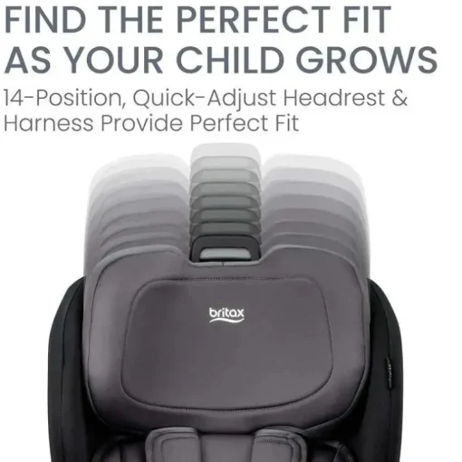 Britax - Assento de carro conversível estreito em álamo, Stone Onyx