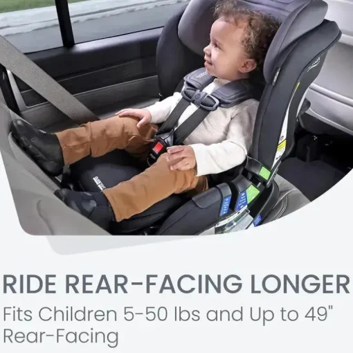 Britax - Assento de carro conversível estreito em álamo, Stone Onyx