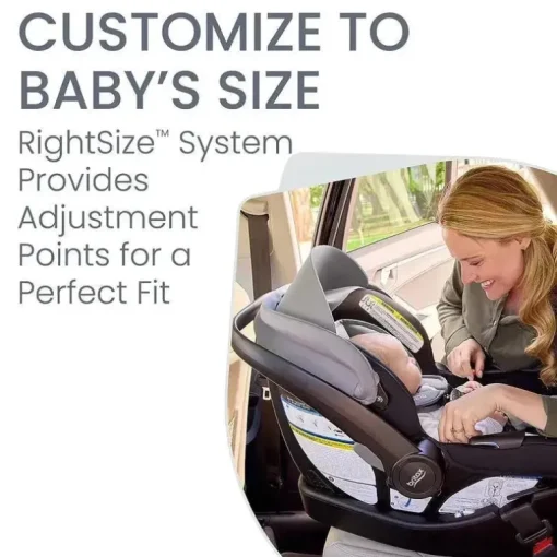 Britax - Cadeira Auto Infantil Willow S com Base Alpina Anti-Rebote, Grafite Onyx