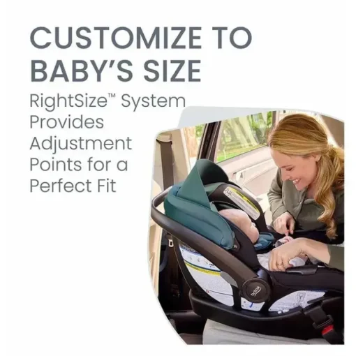 Britax - Cadeira de carro infantil Willow S com base anti-rebote alpina, Jade Onyx