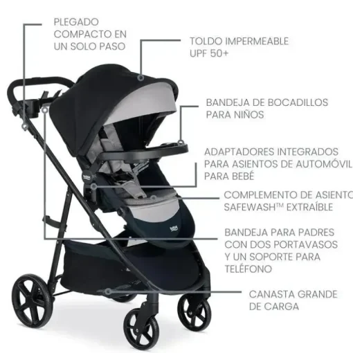 Britax - Carrinho de bebê modular Brook+