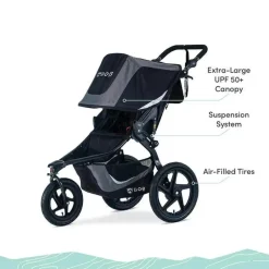 Britax - carrinho de corrida BOB Gear Revolution Flex 3.0, preto grafite