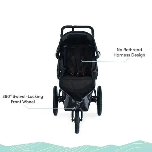 Britax - carrinho de corrida BOB Gear Revolution Flex 3.0, preto grafite