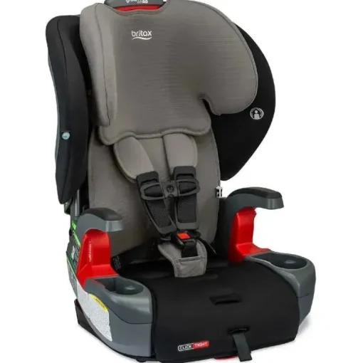 Britax - Cresça com você ClickTight Harness Booster Assento de carro, contorno cinza