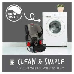 Britax - Cresça com você ClickTight Harness Booster Assento de carro, contorno cinza