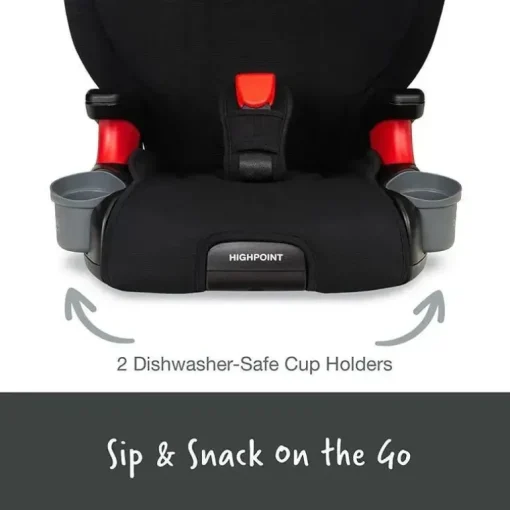 Britax - Highpoint 2-Stage Belt Positioning Booster Car Seat, Black Ombre