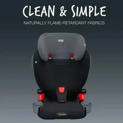 Britax - Highpoint 2-Stage Belt Positioning Booster Car Seat, Black Ombre