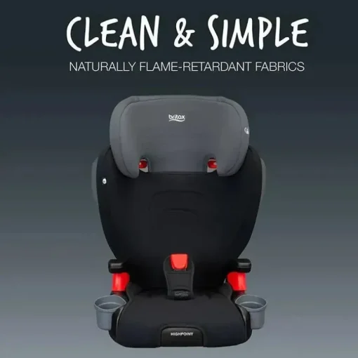 Britax - Highpoint 2-Stage Belt Positioning Booster Car Seat, Black Ombre