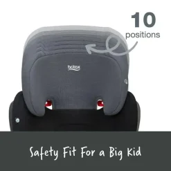 Britax - Highpoint 2-Stage Belt Positioning Booster Car Seat, Black Ombre
