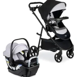 Britax - Sistema de Viagem Willow Brook S+, Alpine Base, Glacier Onyx, Us