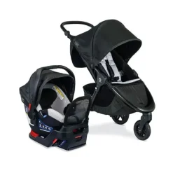 Britax - Travel System B-Free Premium e B-Safe Gen2 FlexFit Plus, Preto