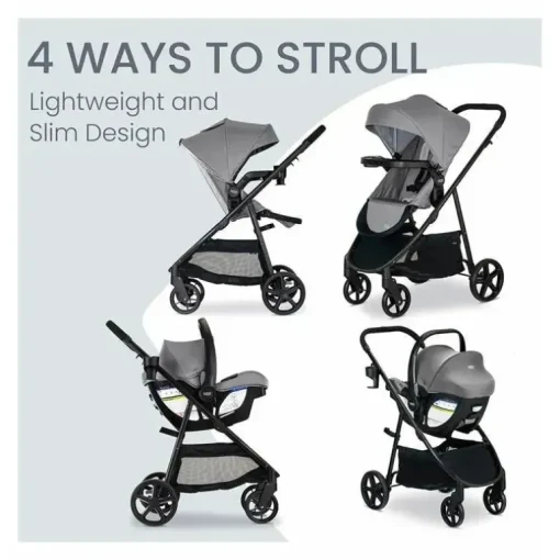 Britax - Willow Brook Travel System, Geleira de Grafite