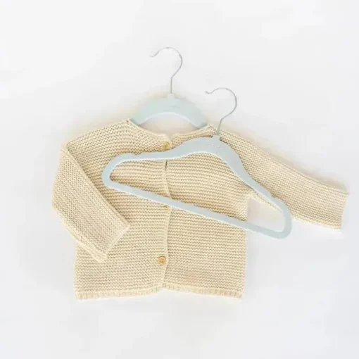 3 brotos - cabides de veludo para bebês, antiderrapantes, duráveis, pacote com 15, azul