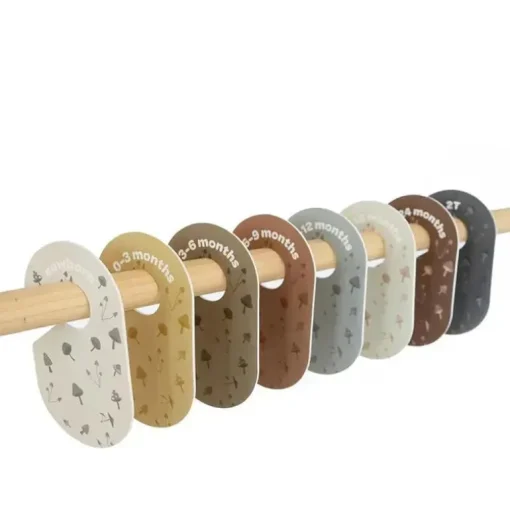 3 brotos - divisórias de armário para bebês e crianças pequenas, conjunto de 8, cogumelo