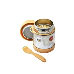 3 brotos - pote de comida de aço inoxidável, lhama