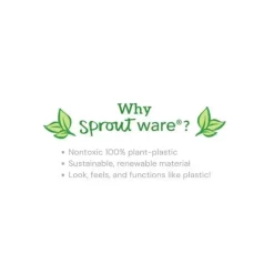 Brotos Verdes - Aspirador Nasal Sprout Ware feito de plantas e tubo de silicone, verde