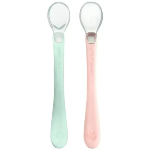 Brotos Verdes - 2Pk Silicone &amp; Sprout Ware, Light Sage/Light Grapefruit