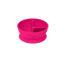 Brotos Verdes - Tigela de Aprendizagem de Silicone, Rosa