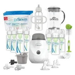 Brown's - All in One Options +, conjunto estreito para presente de mamadeira anti-cólica