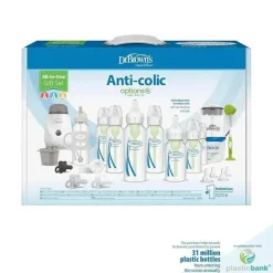 Brown's - All in One Options +, conjunto estreito para presente de mamadeira anti-cólica