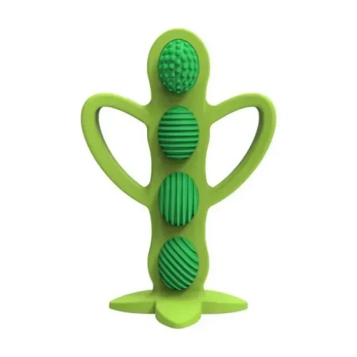 Brown's - Escova de dentes para dentição Peapod, verde