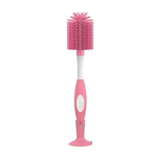 Brown's - Escova para garrafas de toque suave, rosa